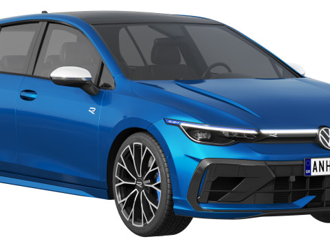 Volkswagen Golf R 2025 3D Model