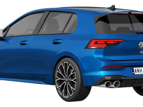 Volkswagen Golf R 2025 3D Model