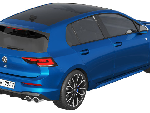 Volkswagen Golf R 2025 3D Model