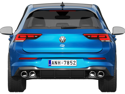 Volkswagen Golf R 2025 3D Model