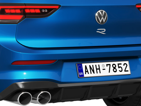 Volkswagen Golf R 2025 3D Model