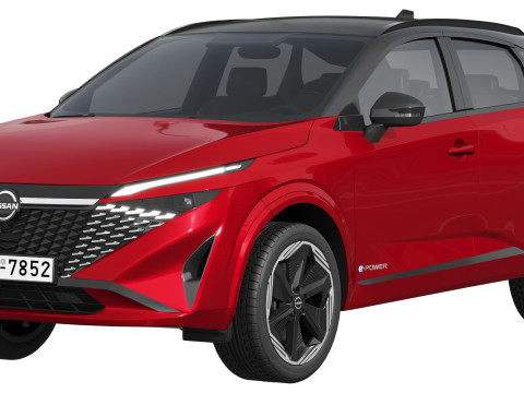 Nissan Qashqai 2025 3D Model