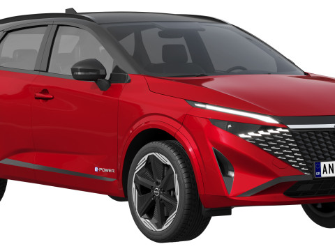 Nissan Qashqai 2025 3D Model