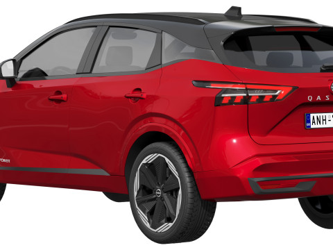 Nissan Qashqai 2025 3D Model