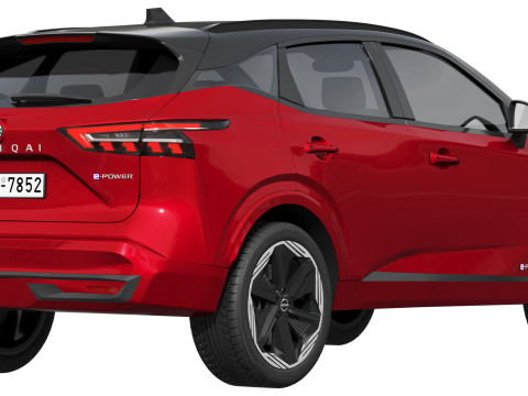 Nissan Qashqai 2025 3D Model