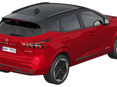 Nissan Qashqai 2025 3D Model