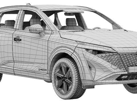 Nissan Qashqai 2025 3D Model