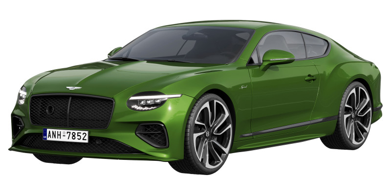 Bentley Continental GT Speed 2025 3D Model .c4d .max .obj .3ds .fbx .stl .blend 