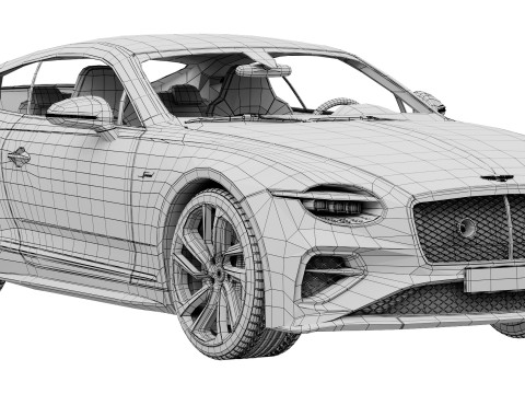 Bentley Continental GT Speed 2025 3D Model