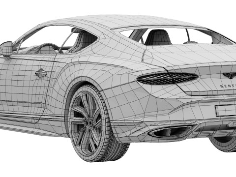 Bentley Continental GT Speed 2025 3D Model