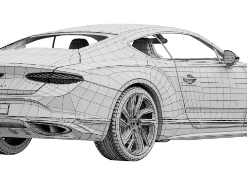 Bentley Continental GT Speed 2025 3D Model