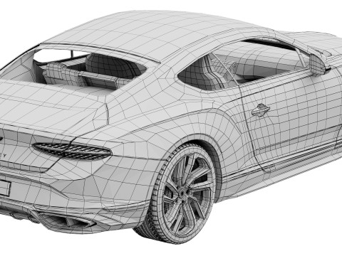 Bentley Continental GT Speed 2025 3D Model