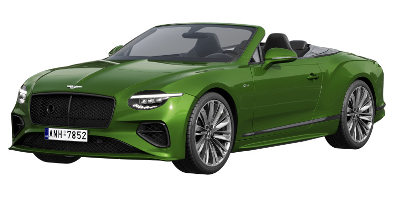 Bentley Continental GTC Speed 2025 3D Model .c4d .max .obj .3ds .fbx .stl .blend 