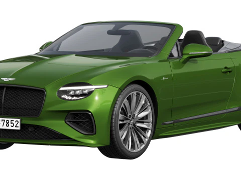 宾利欧陆 GTC Speed 2025 3D 模型