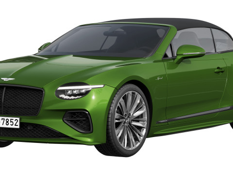 Bentley Continental GTC Speed 2025 3D Model