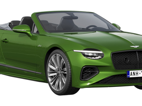Bentley Continental GTC Speed 2025 3D Model