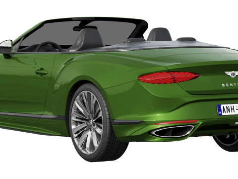 Bentley Continental GTC Speed 2025 3D Model