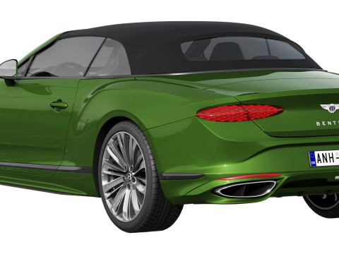 Bentley Continental GTC Speed 2025 3D Model