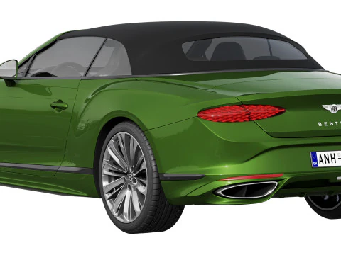 Bentley Continental GTC Velocidade 2025 Modelo 3D