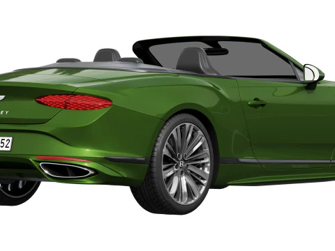 Bentley Continental GTC Velocidade 2025 Modelo 3D