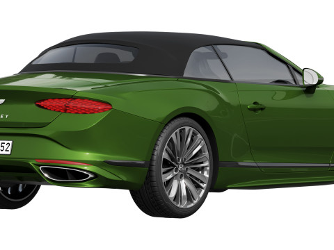 Bentley Continental GTC Speed 2025 3D Model
