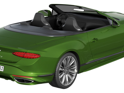 Bentley Continental GTC Speed 2025 3D Model