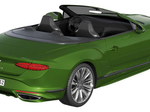 Bentley Continental GTC Velocidade 2025 Modelo 3D