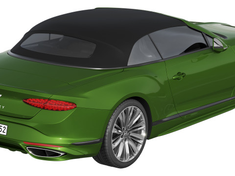 Bentley Continental GTC Speed 2025 3D Model