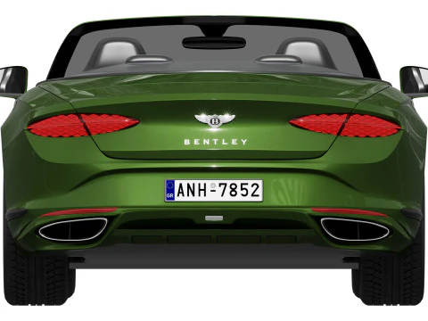 Bentley Continental GTC Velocidade 2025 Modelo 3D
