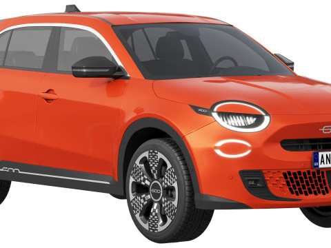 Fiat 600e Modelo 3D
