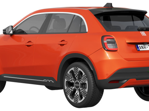 Fiat 600e Modelo 3D