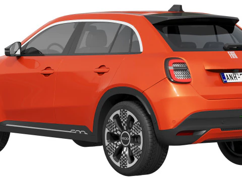 Fiat 600e 3D Model
