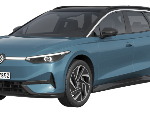Volkswagen ID7 Tourer 3D Model