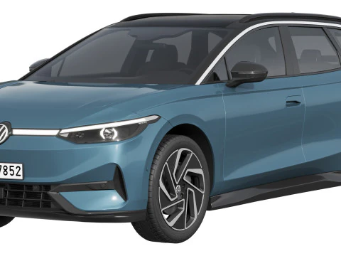 フォルクスワーゲン ID7 ツアラー 3Dモデル