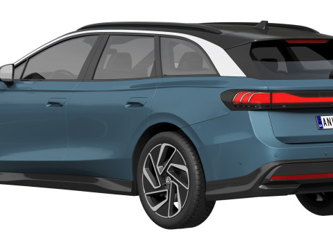 Volkswagen ID7 Tourer 3D Model
