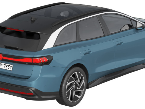 Volkswagen ID7 Tourer 3D Model
