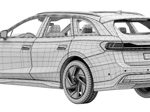 Volkswagen ID7 Tourer 3D Model