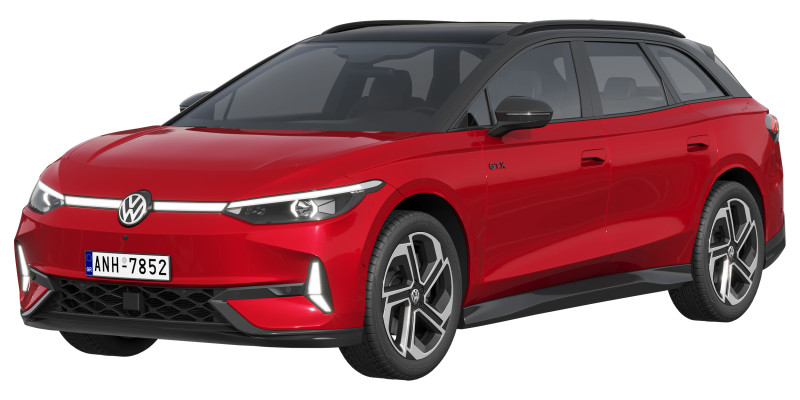 Volkswagen ID7 GTX Tourer 3D-Modell .c4d .max .obj .3ds .fbx .stl .blend 