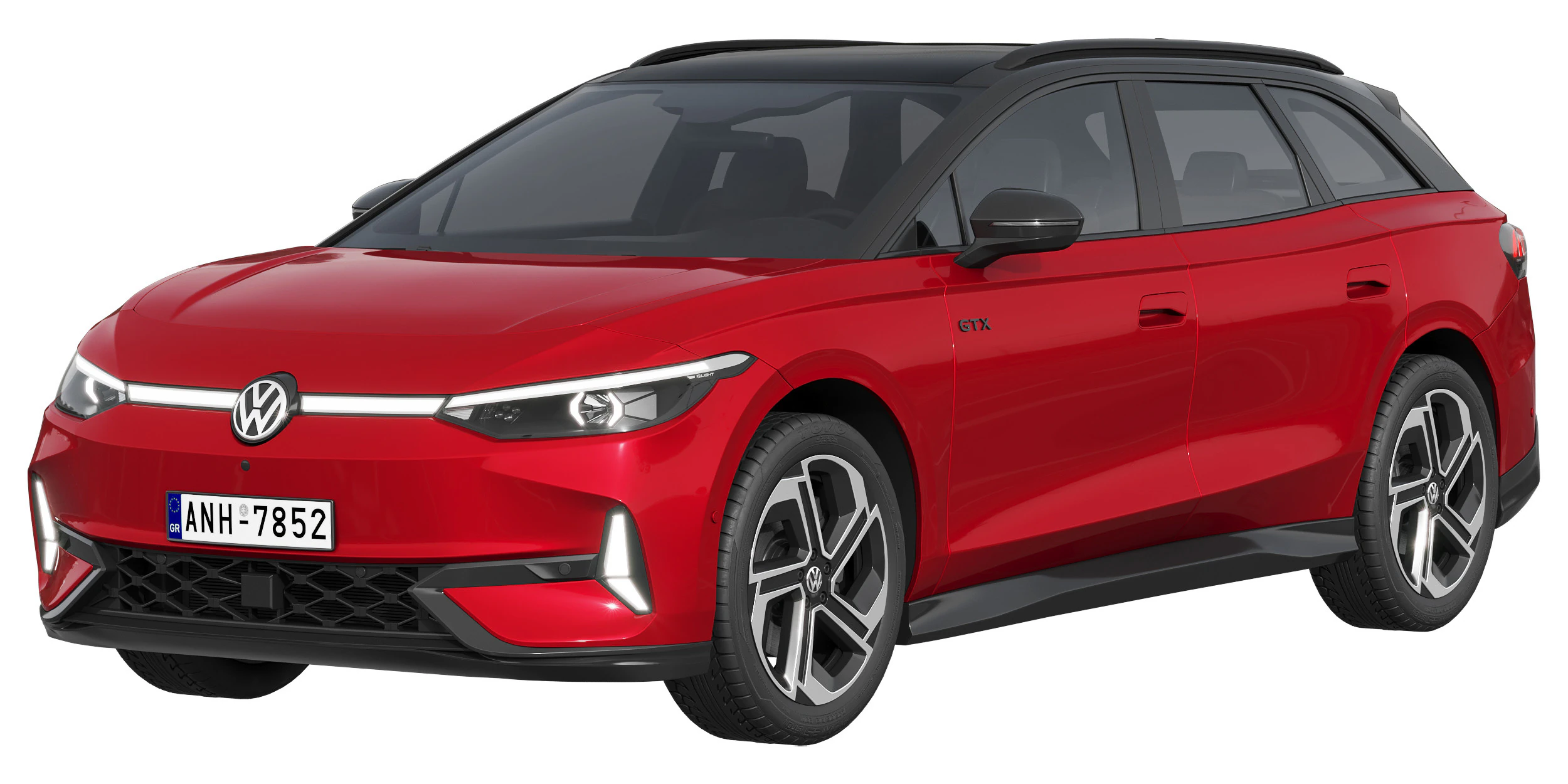 Volkswagen ID7 GTX Tourer 3D Model .c4d .max .obj .3ds .fbx .stl .blend 