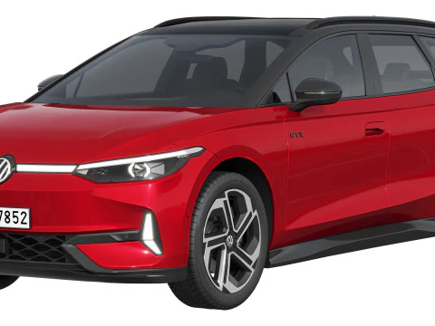 フォルクスワーゲン ID7 GTX ツアラー 3Dモデル