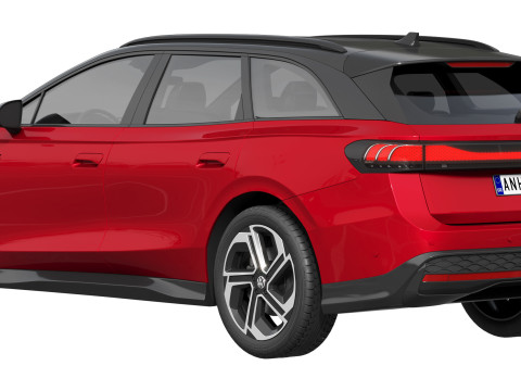 Volkswagen ID7 GTX Tourer 3D-Modell