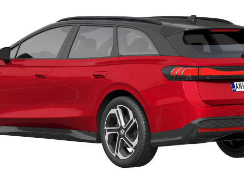 Volkswagen ID7 GTX Tourer 3D Model