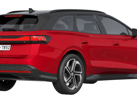 Volkswagen ID7 GTX Tourer 3D-Modell