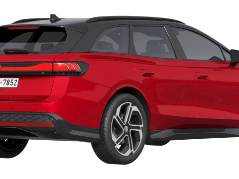 Volkswagen ID7 GTX Tourer 3D Model