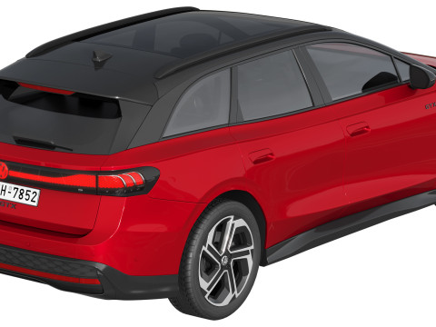 Volkswagen ID7 GTX Tourer 3D-Modell