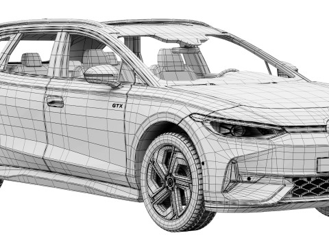 Volkswagen ID7 GTX Tourer 3D-Modell