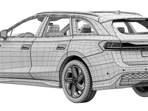 Volkswagen ID7 GTX Tourer 3D-Modell