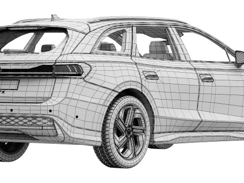 Volkswagen ID7 GTX Tourer 3D Model