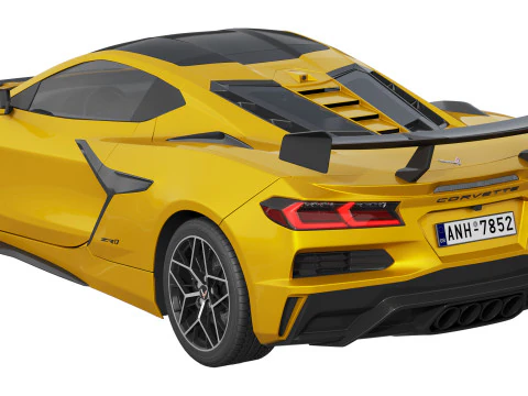 Chevrolet Corvette ZR1 2025 3D Model