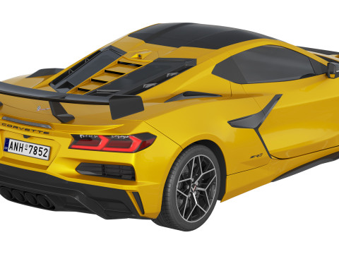 Chevrolet Corvette ZR1 2025 Modelo 3D